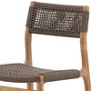 Ysidro Outdoor Dining Chair Grey, by Dovetail, 18.75" width x 32" height x 21.75" depth thumbnail 6