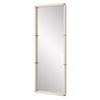 Cyprus White Dressing Mirror, Floor Mirror by Uttermost, 30.5" width x 72" height x 2.87" depth thumbnail 5