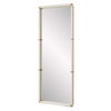 Cyprus White Dressing Mirror, by Uttermost, 30.5" width x 72" height x 2.87" depth thumbnail 5