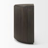 Terra Fluted Dark Brown 2-Door Accent Cabinet, Cabinets & Chest by Mercana, 42" length x 19" width x 32" height thumbnail 5