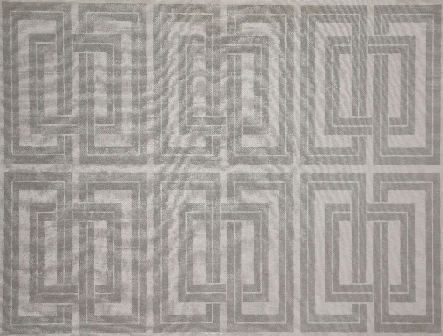 Quad Silver & White Wallpaper, by York Wall, 24' length x 3' width x 0.02" depth View 1