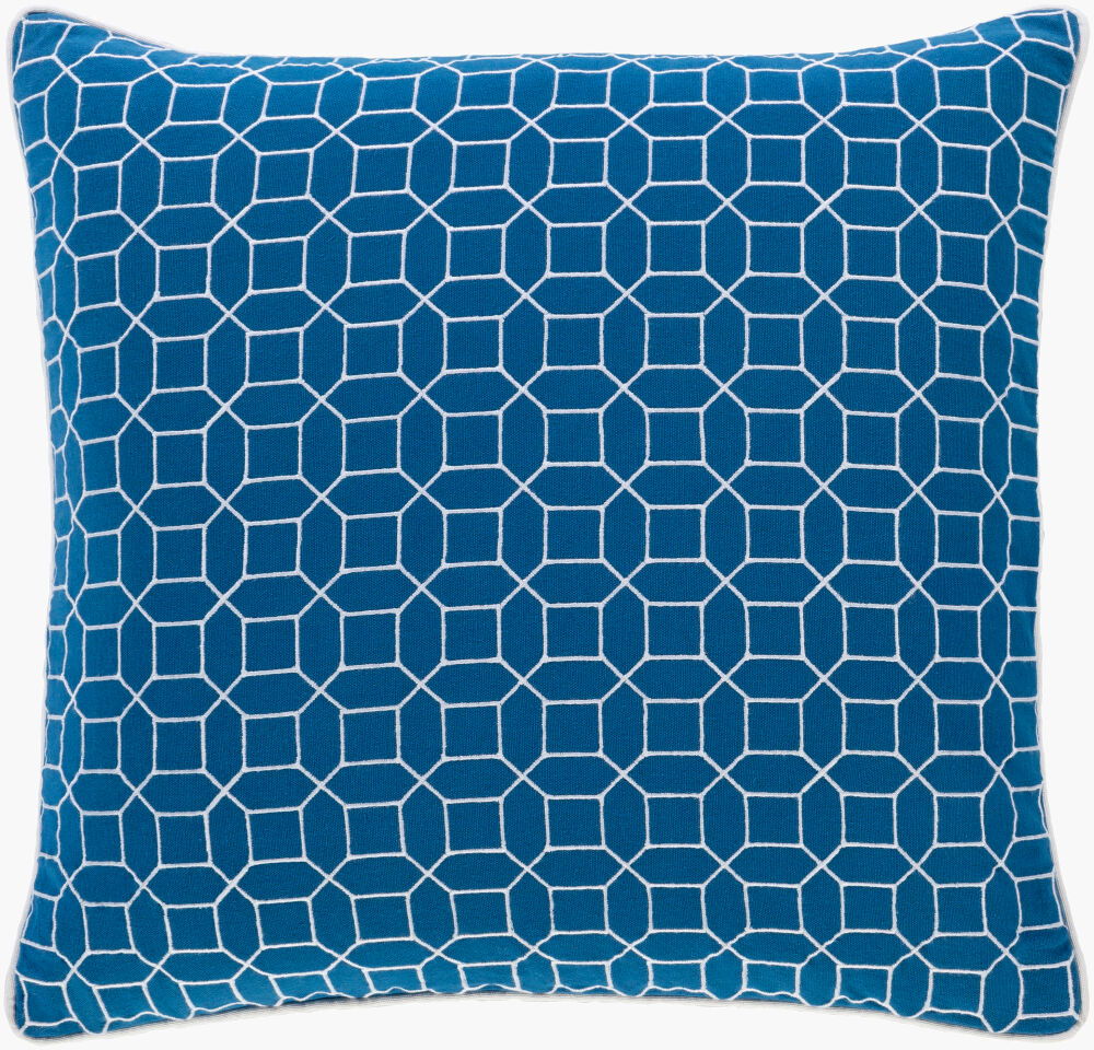 Fenna Accent Pillow, Decorative Pillow by Surya, 18" length x 18" width
