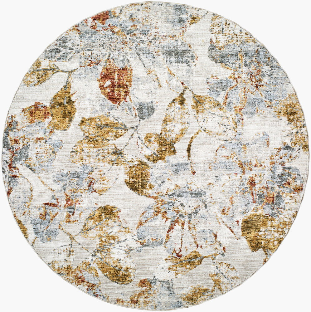 Roseanne Machine Woven Rug, by Surya, 5'2.99" length x 5'2.99" width