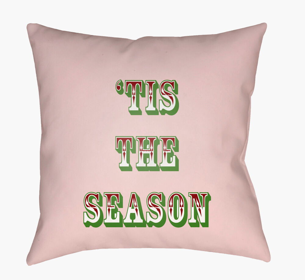 Tis The Season II Accent Pillow, Decorative Pillow by Surya, 20" length x 20" width