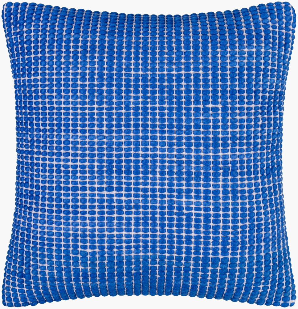 Chunky Grid Accent Pillow, Decorative Pillow by Surya, 18" length x 18" width