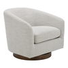 Oscy Swivel Chair Splashed White, Accent Chair by Moe's Home, 31" width x 28" height x 31" depth thumbnail 2