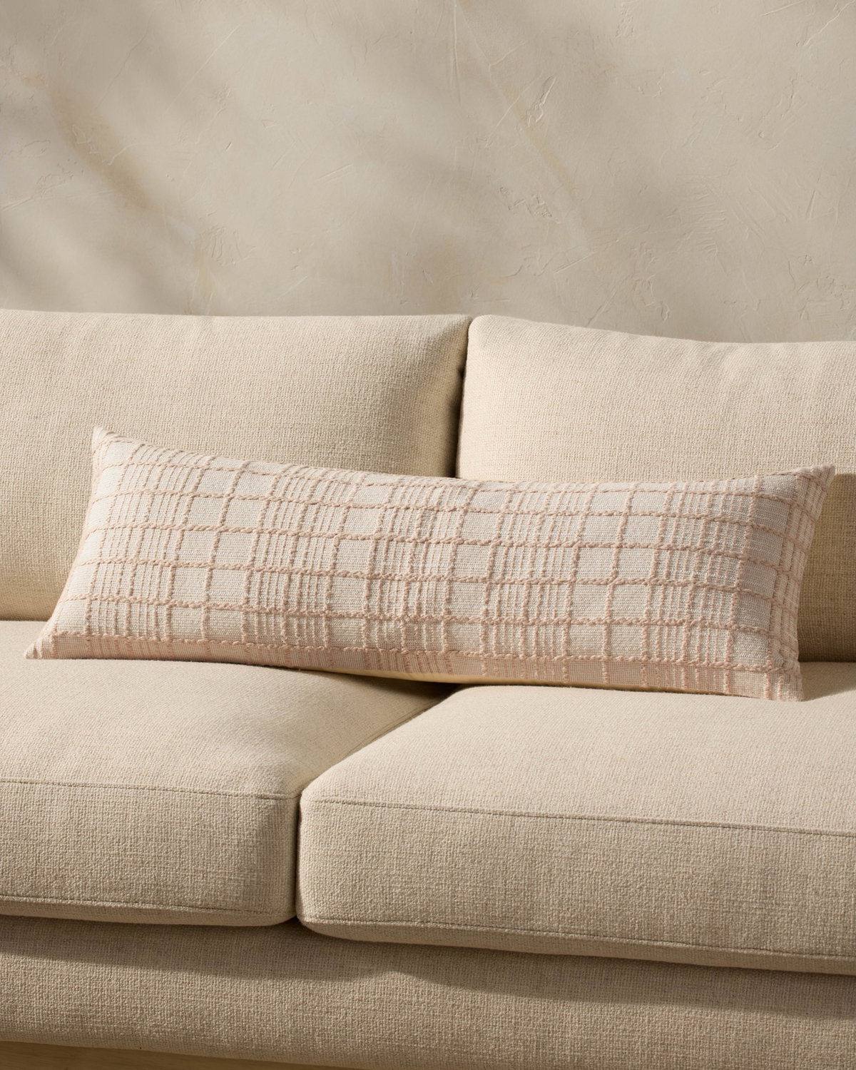 Magnolia Home by Joanna Gaines x Loloi Liv Pillow, Decorative Pillow, 13" length x 35" width View 2