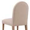 Thema Dining Chair Set of 2 Sand, by Dovetail, 20.5" width x 40.3" height x 25.5" depth thumbnail 6