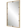 Egon Gold Wall Mirror, by Uttermost, 29.87" width x 50" height x 1.62" depth thumbnail 5
