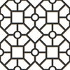 Hedgerow Trellis Black & Gold Peel & Stick Wallpaper thumbnail 0