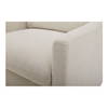Linden Swivel Chair Soft Beige, Accent Chair by Moe's Home, 33" width x 28.35" height x 34" depth thumbnail 5