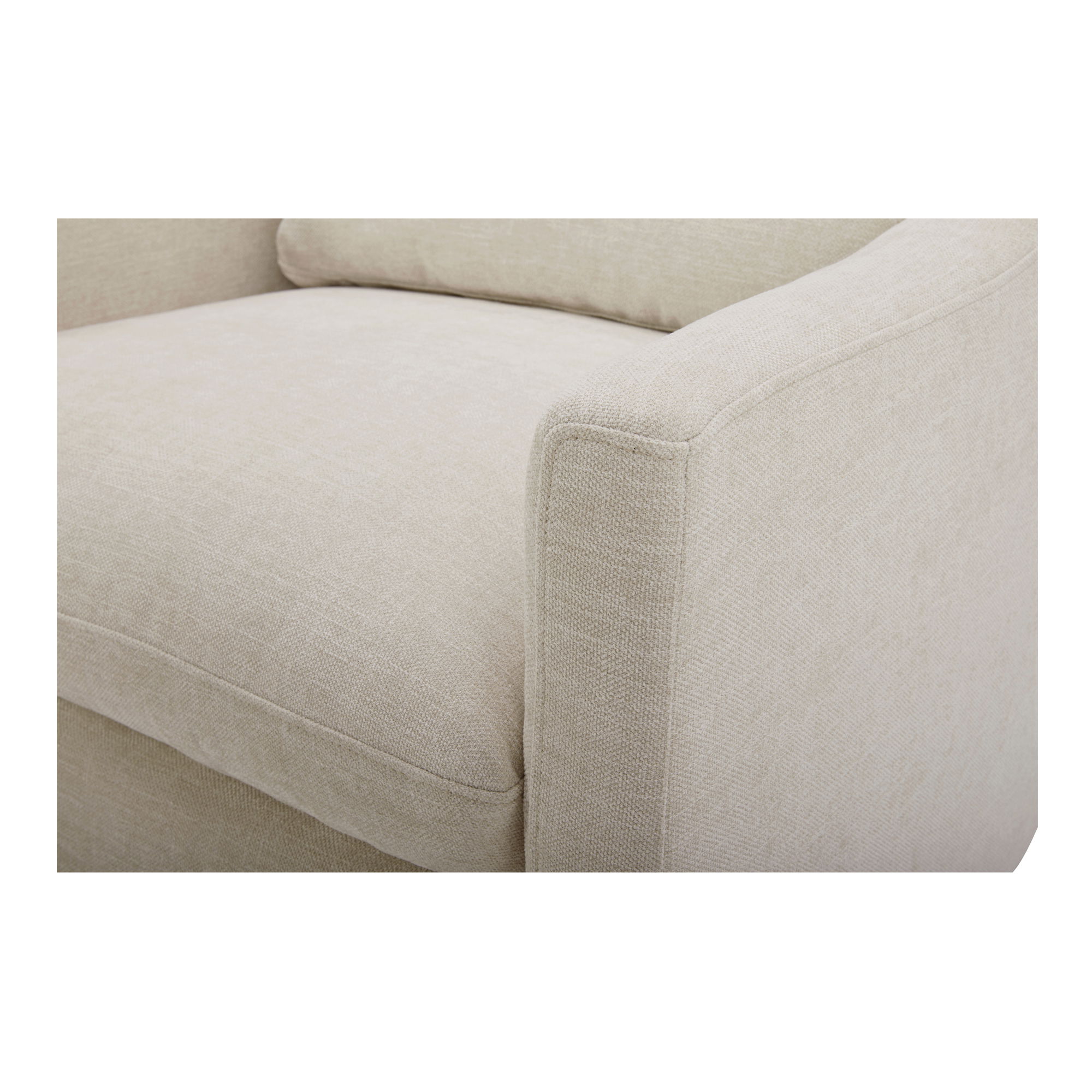 Linden Swivel Chair Soft Beige large image 