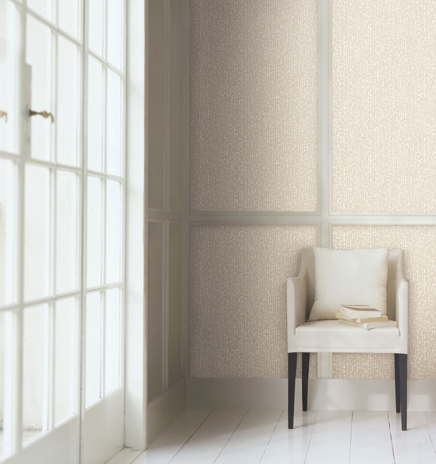 Palm Grove Beige Wallpaper large image 