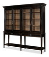 Beacon Hill Display Case, Ebony, Shelving & Bookcase by Sarreid, 88" length x 17" width x 85" height thumbnail 1