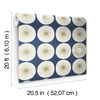 Soho Starburst Blue & Gold Peel & Stick Wallpaper thumbnail 7