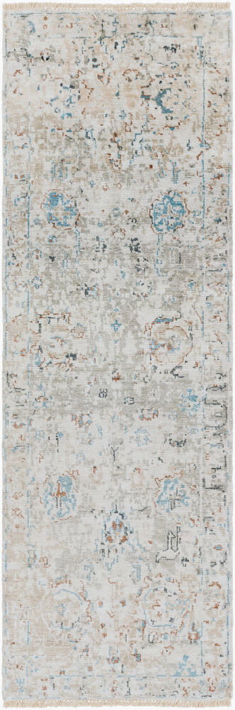 Theodora Handmade Rug, by Surya, 8' length x 2'6" width
