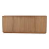 Malindaz Sideboard Light Natural, Sideboards & Buffet by Dovetail, 83.9" width x 33.75" height x 17.75" depth thumbnail 2
