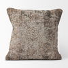 Khloe Taupe Square Pillow Cover thumbnail 2
