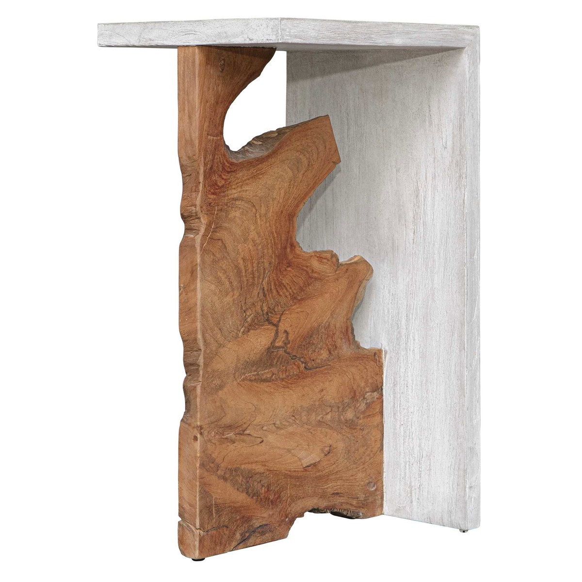 Intersect Modern Accent Table, Side & End Table by Uttermost, 13.78" width x 23.62" height x 11.81" depth View 5