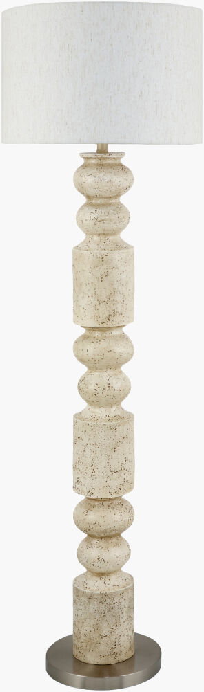 Maluku Accent Floor Lamp, by Surya, 18" width x 62" height