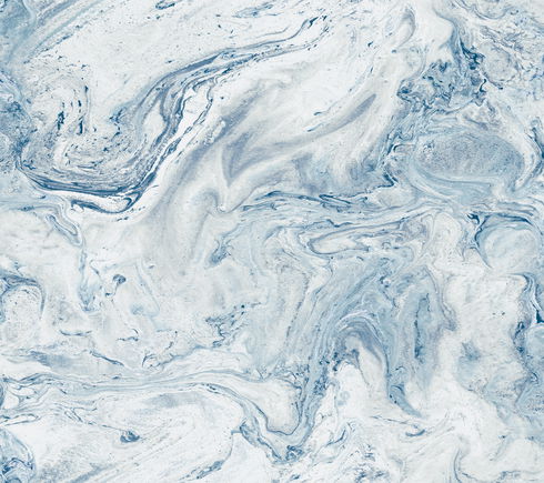 Oil & Marble Blue Peel & Stick Wallpaper
