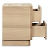 Round Off Tall Nightstand Natural Oak thumbnail 5