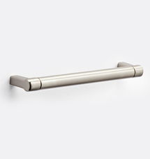 Online Designer Kitchen Blair Drawer Pull, Brushed Nickel - 6" Center-to-Center
