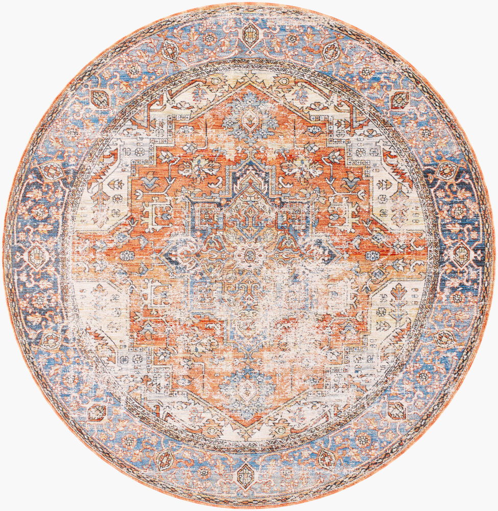 Chicago Machine Woven Rug, by Surya, 6'6.74" length x 6'6.74" width