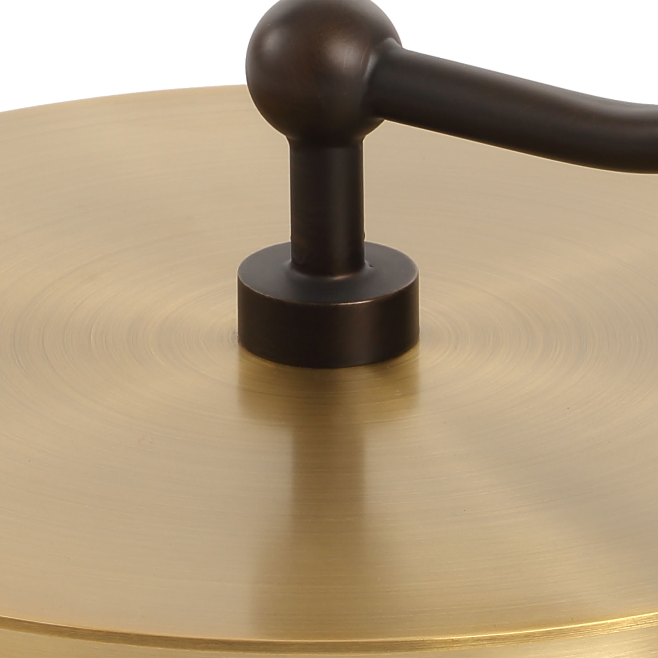 Irwin Curved Brass Floor Lamp large image 