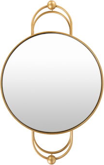 Online Designer Bedroom Caroline AOL-001 25"H x 15"W x 1.8"D Mirror