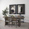 Isla 86.5'L x 39'W Oval Dining Table | Modern | Dark Brown Wood | Seats 6, by Mercana, 86.5" length x 39" width x 30" height thumbnail 2