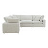 Terra Condo Classic L-shaped Modular Sectional Coastside Sand thumbnail 1