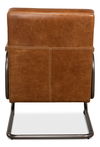 Beverly Hills Chair, Cuba Brown Leather, Seating by Sarreid, 28" length x 33" width x 33" height thumbnail 11