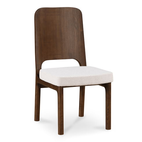 Kerr Dining Chair Walnut-stained Ash Beige-set Of Two