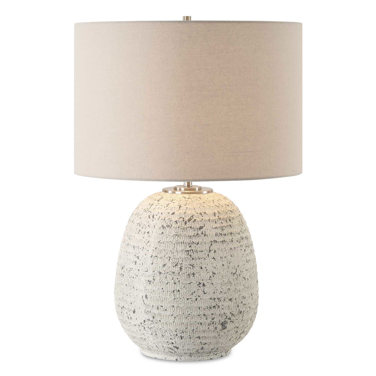 Danala Stone Table Lamp, by Uttermost, 17" width x 25.25" height x 17" depth View 1
