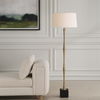 Shino Antique Brass Floor Lamp thumbnail 1