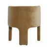Olimpia Dining Chair Camel, by Dovetail, 24" width x 28" height x 22.75" depth thumbnail 4