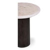 Landon Accent Table Beige Travertine, Side & End Table by Moe's Home, 17.72" width x 18.5" height x 17.72" depth thumbnail 3