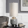 Zahlia Aged Gray Ceramic Lamp, by Uttermost, 11" width x 2'7" height x 11" depth thumbnail 4
