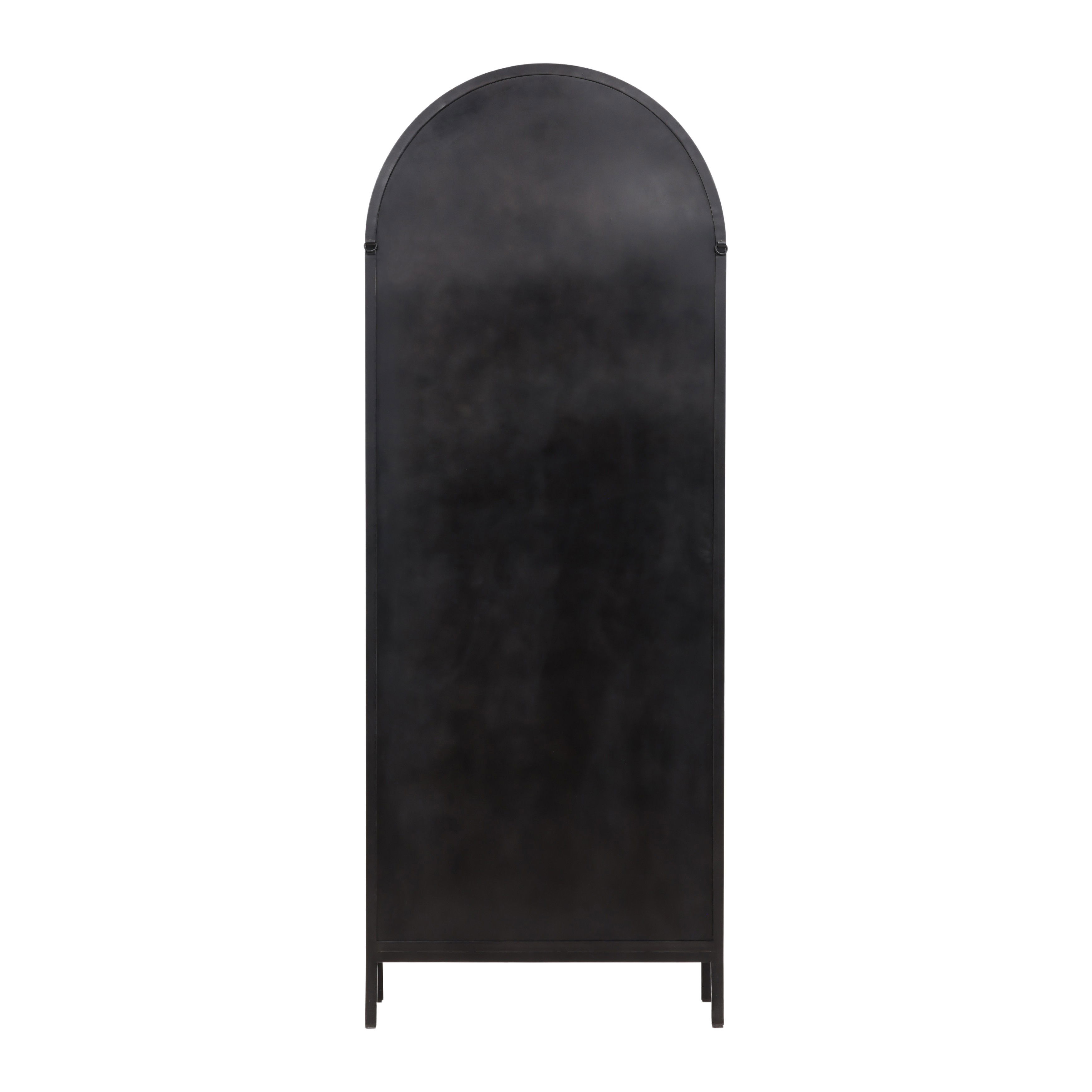 Kiera Cabinet Black, Cabinets & Sideboard by Dovetail, 32" width x 86" height x 16" depth View 4