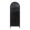 Kiera Cabinet Black, Cabinets & Sideboard by Dovetail, 32" width x 86" height x 16" depth thumbnail 4