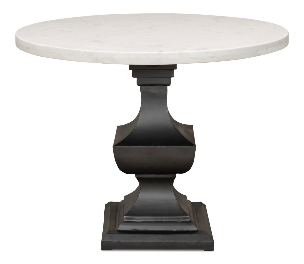 Haviland Dining Table, by Sarreid, 3'4" length x 3'4" width x 2'7" height View 2