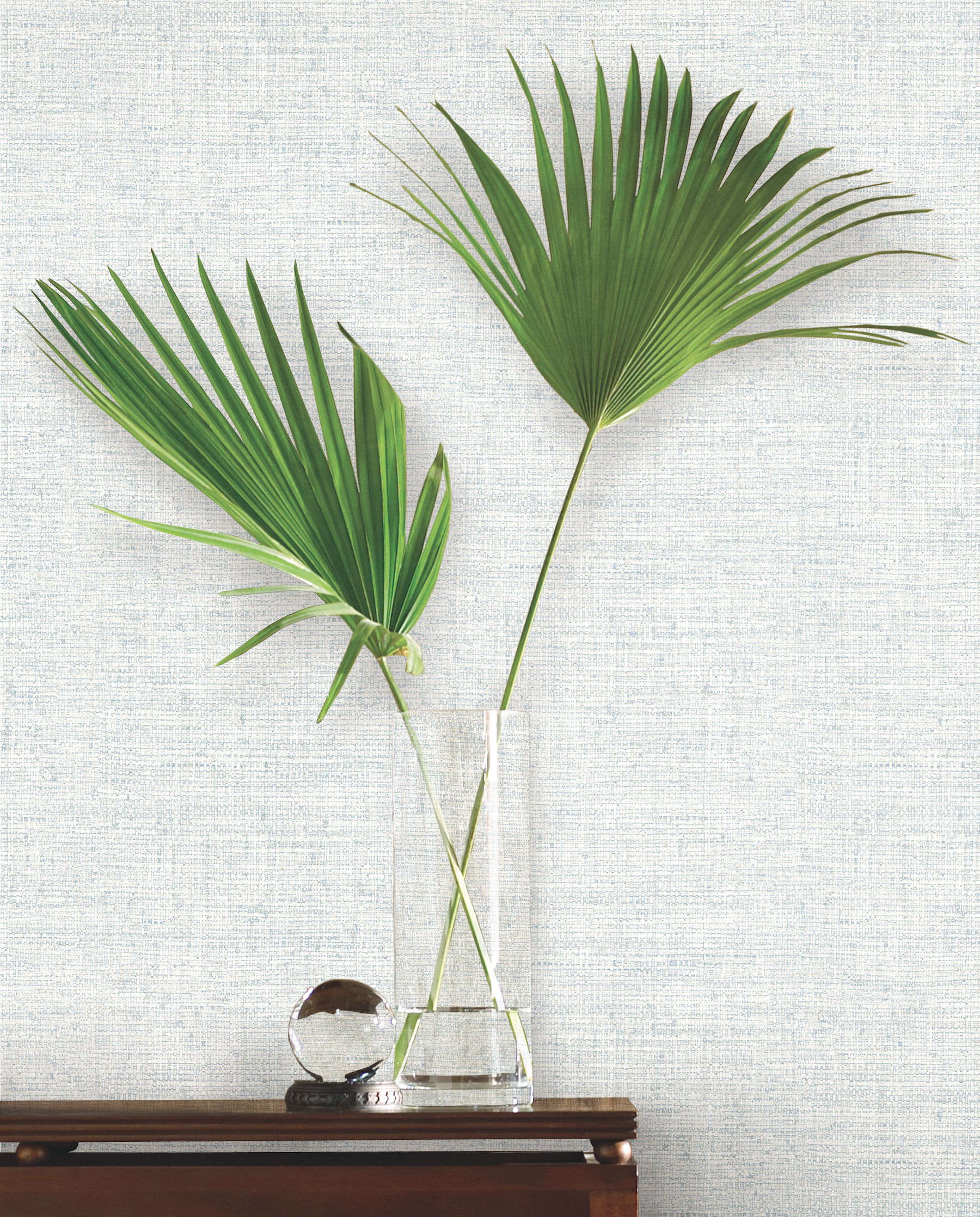 Papyrus Weave Blue Wallpaper large image 