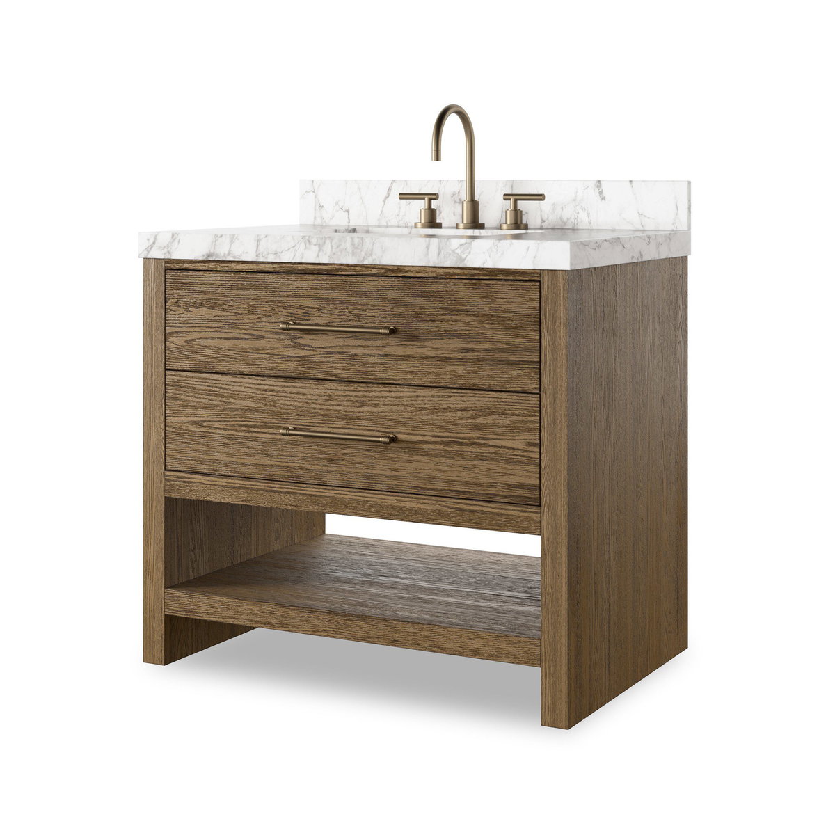 Anthem Single Vanity, Bathroom Vanitie by Four Hands, 3' width x 3'1" height x 2' depth View 2