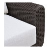Soma Outdoor Accent Chair Dark Brown, Outdoor Chair by Moe's Home, 3'4" width x 2'2" height x 2'11" depth thumbnail 5