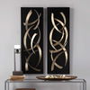 Brushstrokes Metal Wall Art Set/2 thumbnail 1