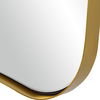 Belvoir Large Antique Brass Mirror thumbnail 5