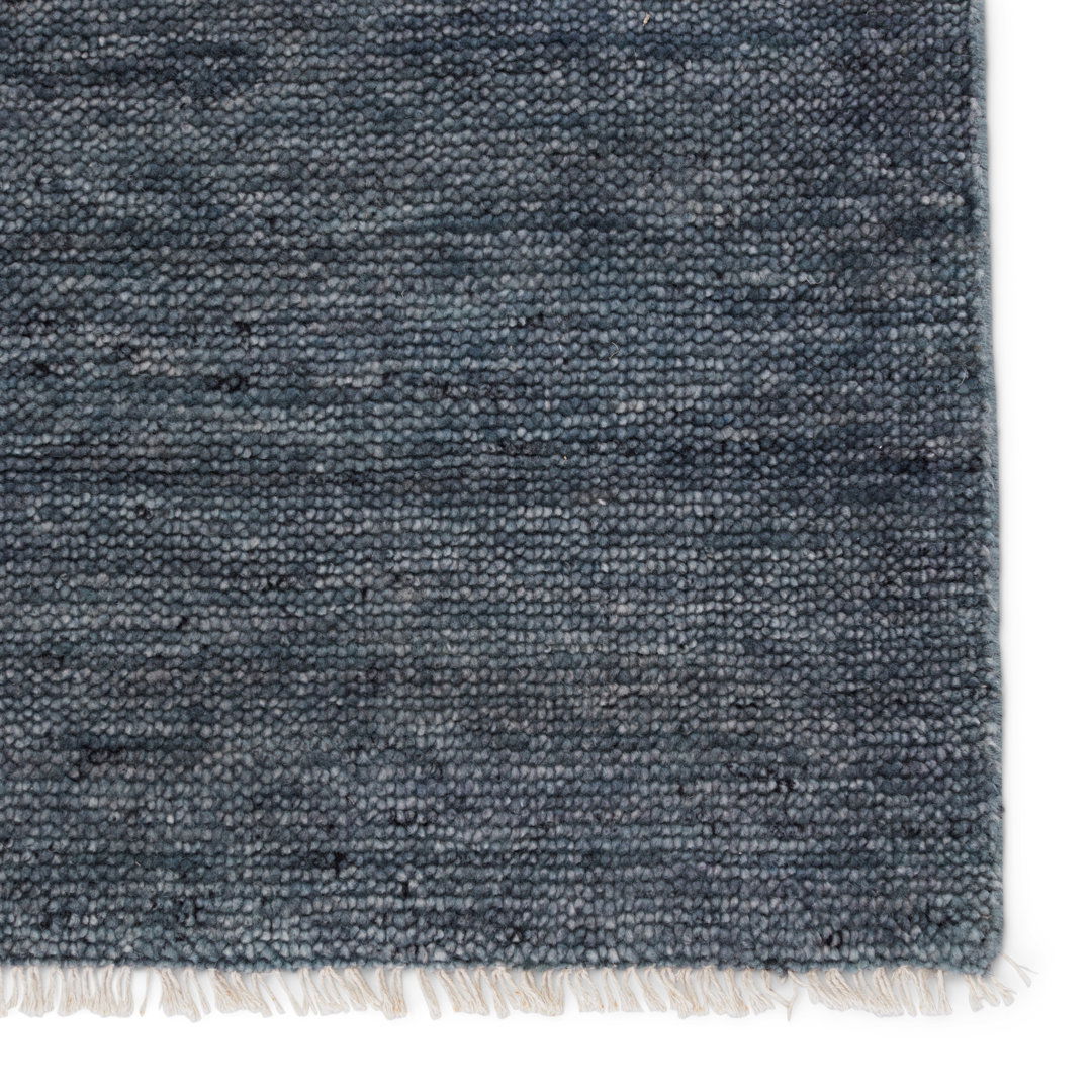 Jaipur Living Origin SAG13 Handknotted Solid Dark Blue Area Rug (10'x14') large image 