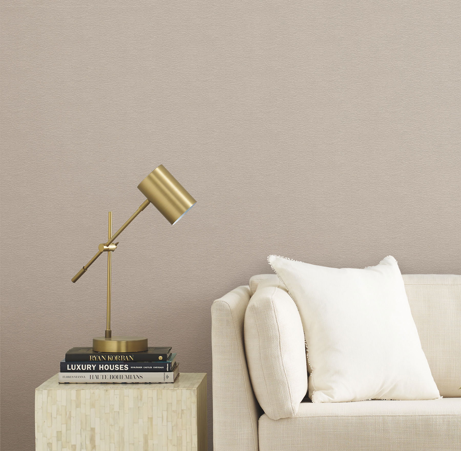 Texture & Trowel Beige Wallpaper large image 