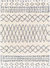 Puffy Shag Machine Woven Rug, by Surya, 1'3.75" length x 1'3.75" width thumbnail